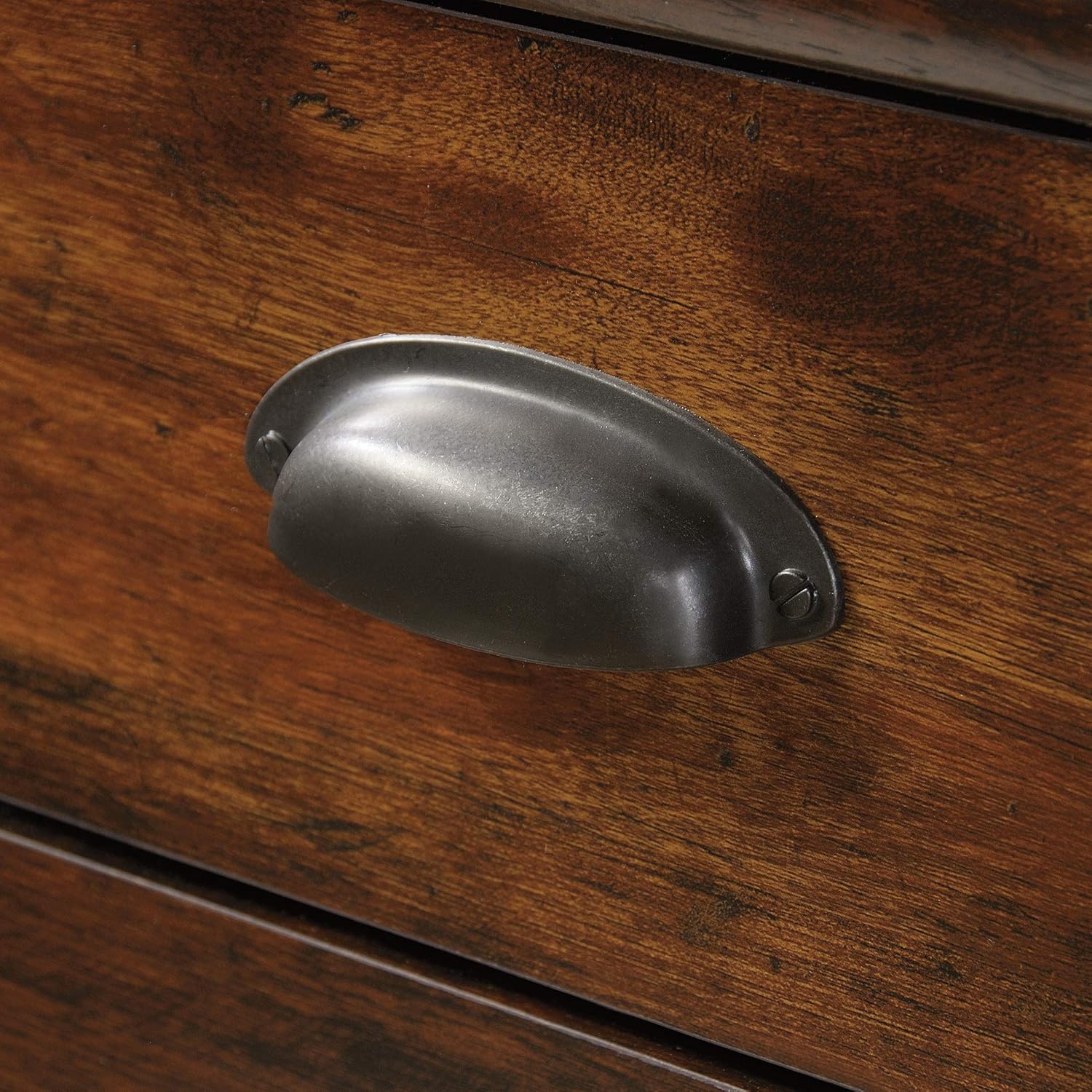 Sauder Harbor View Home Office Computer Desk with Hutch and Keyboard Tray