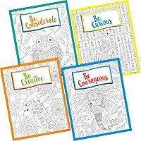 Barker Creek Set of 4 Inspirational 8 x 10 Art Prints