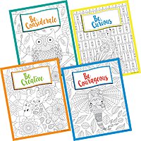 Barker Creek Set of 4 Inspirational 8 x 10 Art Prints