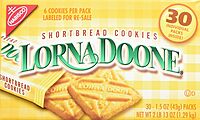 Lorna Doone Shortbread Cookies, 1.5 Oz, 6 Cookies Per Pack, Box Of 30 Packs