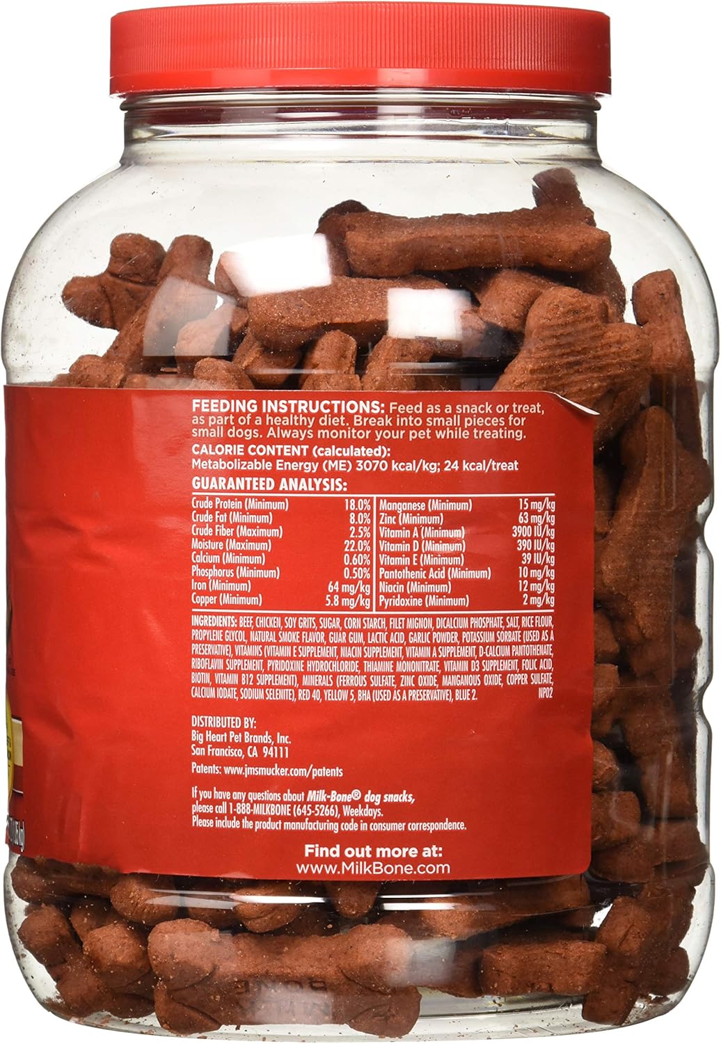 Milk Bone Soft & Chewy Dog Snacks (Beef & Filet Mignon Recipe) 37Oz
