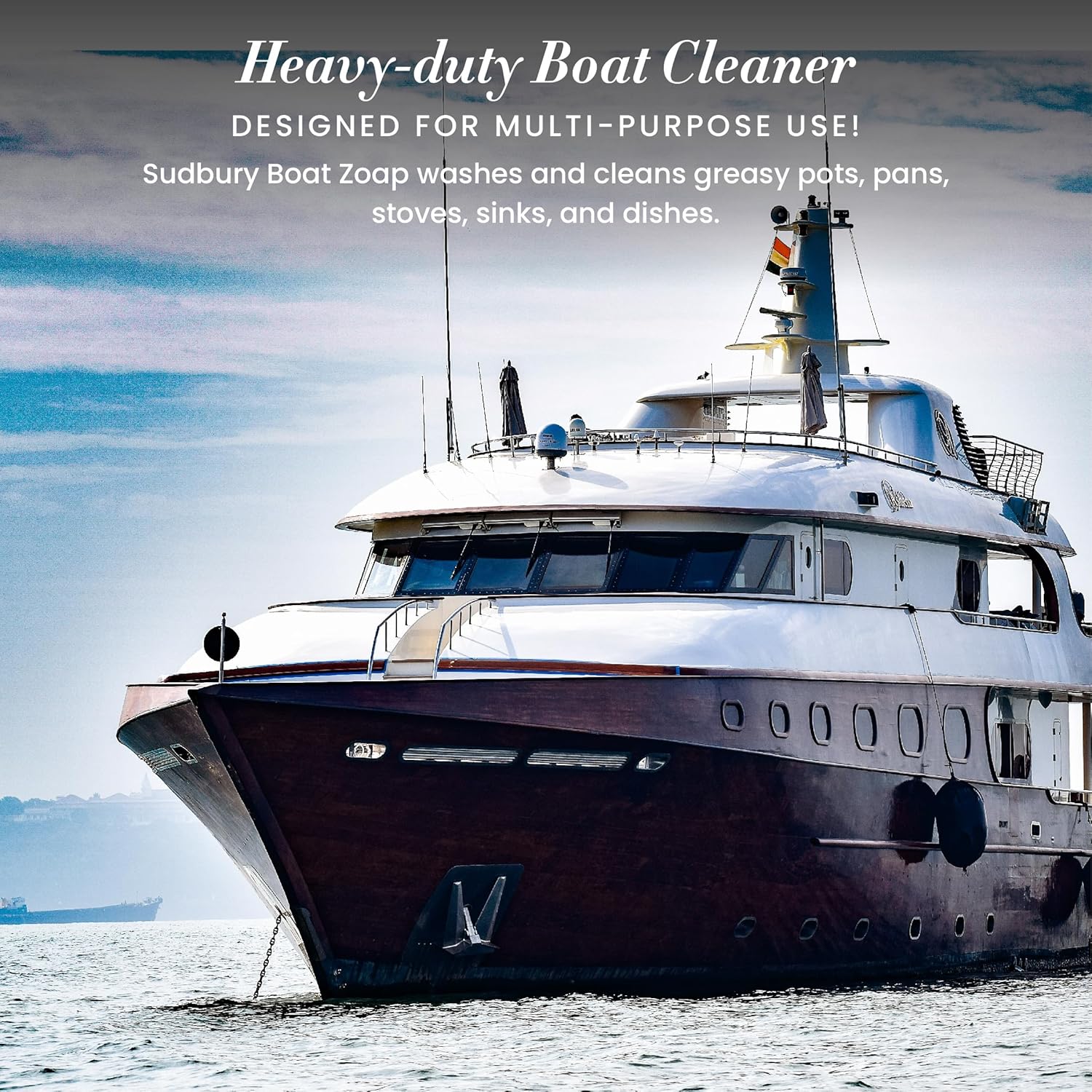 Sudbury Boat Zoap, Boat Cleaner Soap, Multi-Purpose Boat Soap, Essential Boat Accessories, 32 oz.