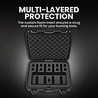 NANUK 925 Hard Case with Custom Foam Insert for 4 UP Pistols