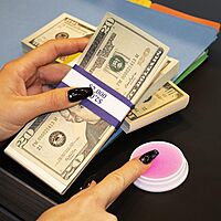 Nadex 3 Pack Fingertip Moistener Pads - Non-Slip Counting Cash Bills Separating Documents