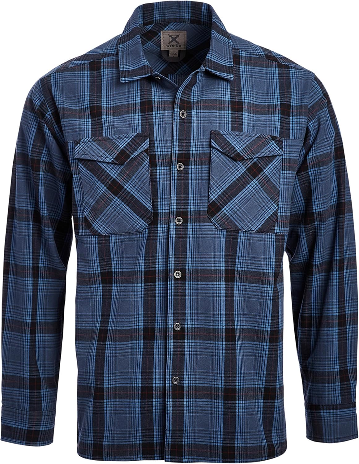 VERTX Canyon River Men's Tactical Flannel Shirt Long Sleeve