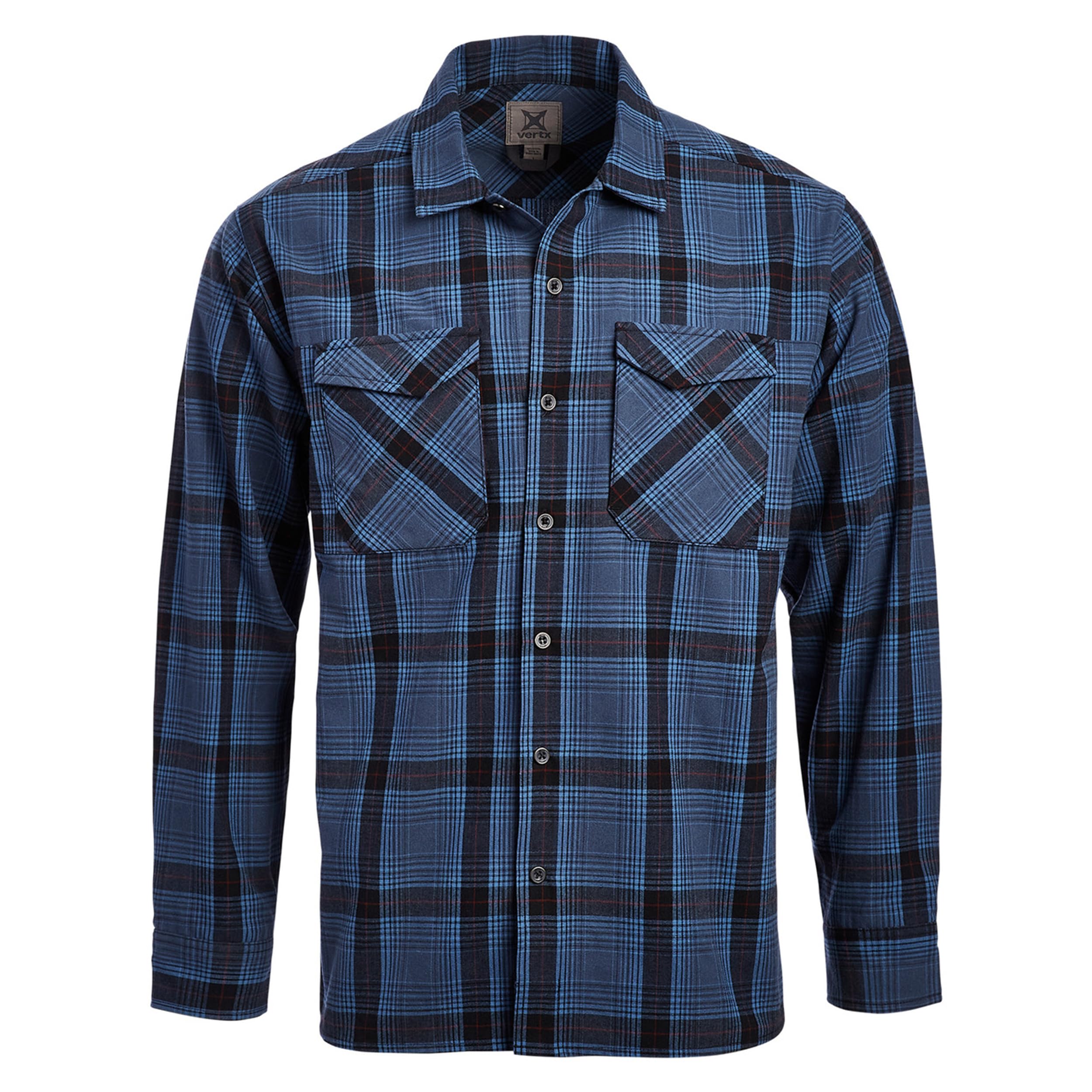 VERTX Canyon River Men's Tactical Flannel Shirt Long Sleeve