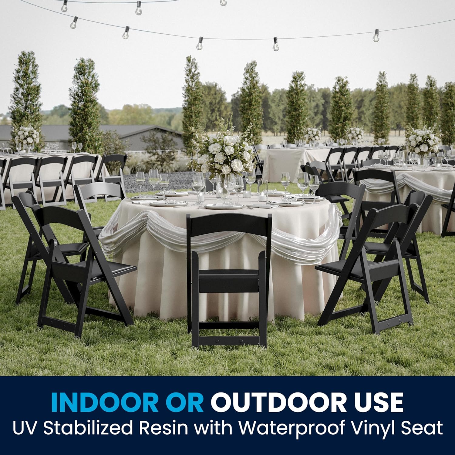 Flash Furniture Hercules Series Folding Chair - Resin Event Chair