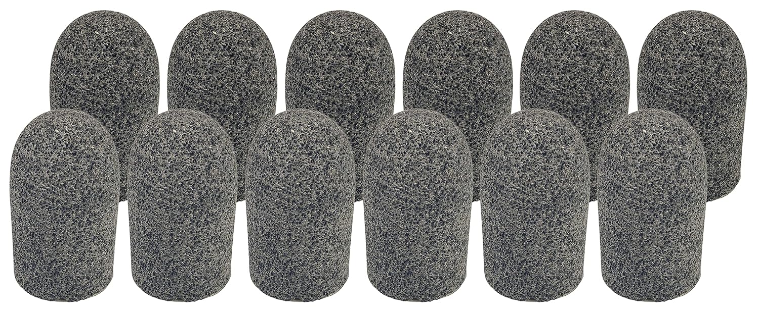 Weiler 68329 TIGER AO TYPE 18R Round Tip Portable Grinding Plug, A24-R, 2" X 3" X 5/8-11, (Pack of 12)