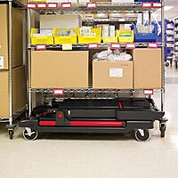 Rubbermaid Commercial Products Convertible Utility Cart/Platform Truck Combination, 400 lb. Capacity, Black
