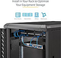 StarTech.com Universal Server Rack Shelf - Fixed Cantilever Tray for 19in Racks