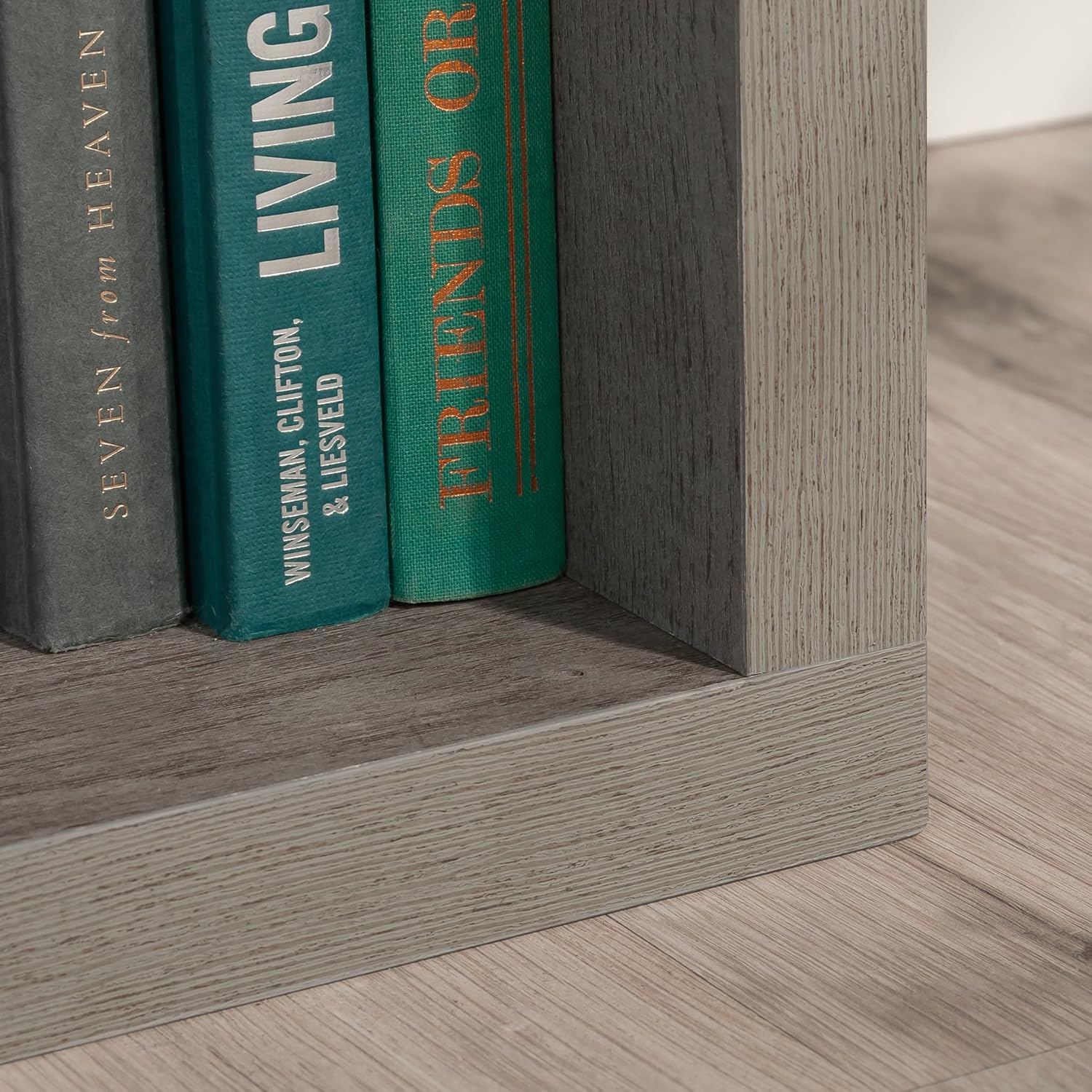 Sauder Miscellaneous Storage 4-Cube Organizer Storage Bookcase/Pantry cabinets, Mystic Oak