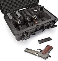 NANUK 925 Hard Case with Custom Foam Insert for 4 UP Pistols