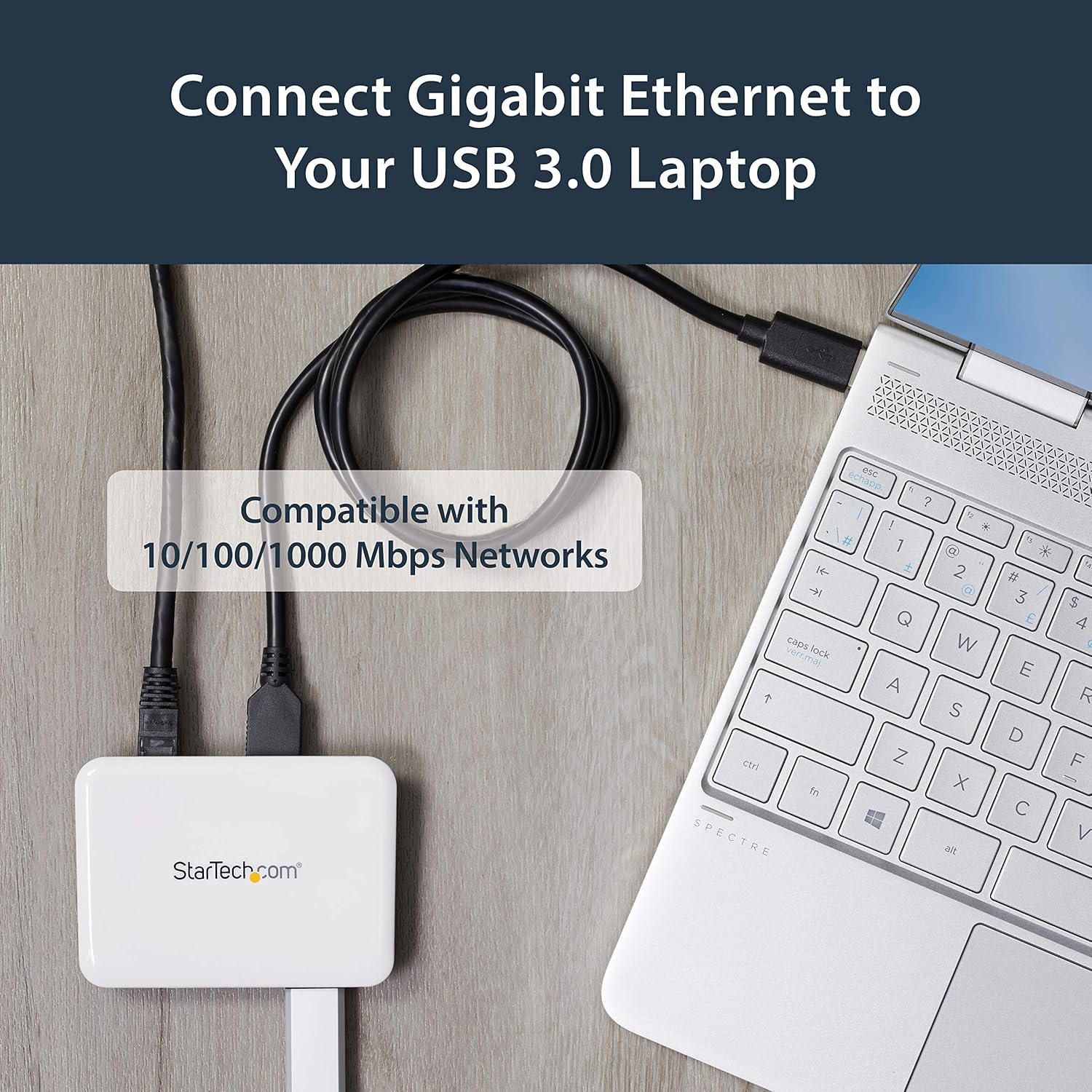 StarTech.com USB 3.0 to Gigabit Ethernet Adapter with USB 3.0 Hub