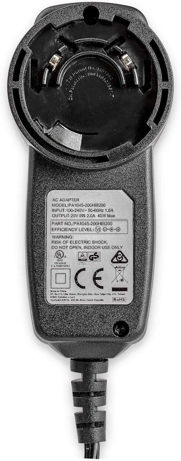 StarTech.com 20V DC Power Adapter with Type-N Barrel for DK30A2DH / DK30ADD Docking Stations - DC Power Supply - 20V