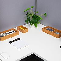 MIND READER Drawer Organizer Set, Multi-Piece Storage Trays for Kitchen, Bathroom, Office & More