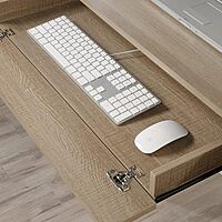 Sauder Beginnings Computer Desk with Drawers and Storage