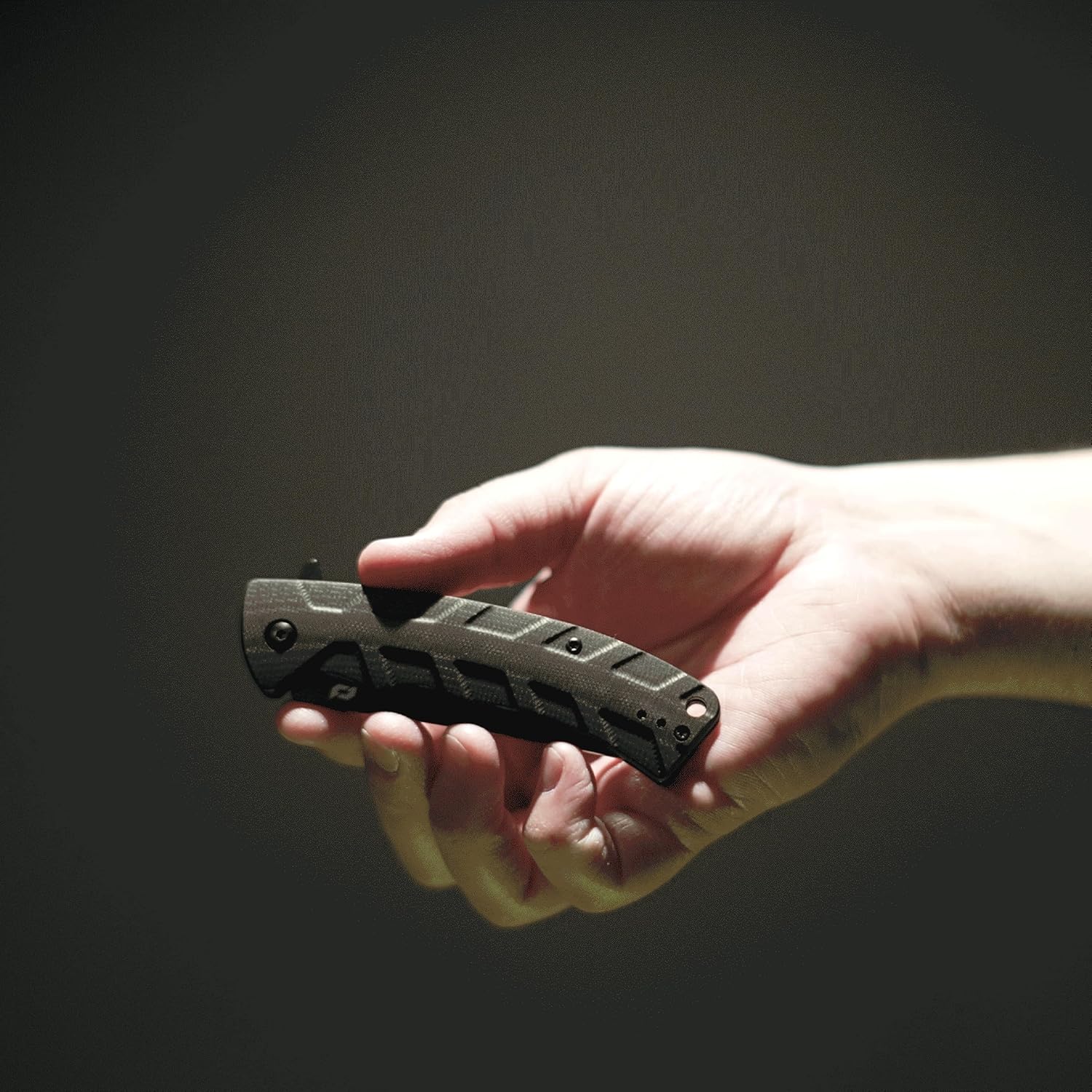 Schrade Delta Class Ferocity Folder 8in with 3.5in AUS-10 Steel Blade and G10 Handle for EDC