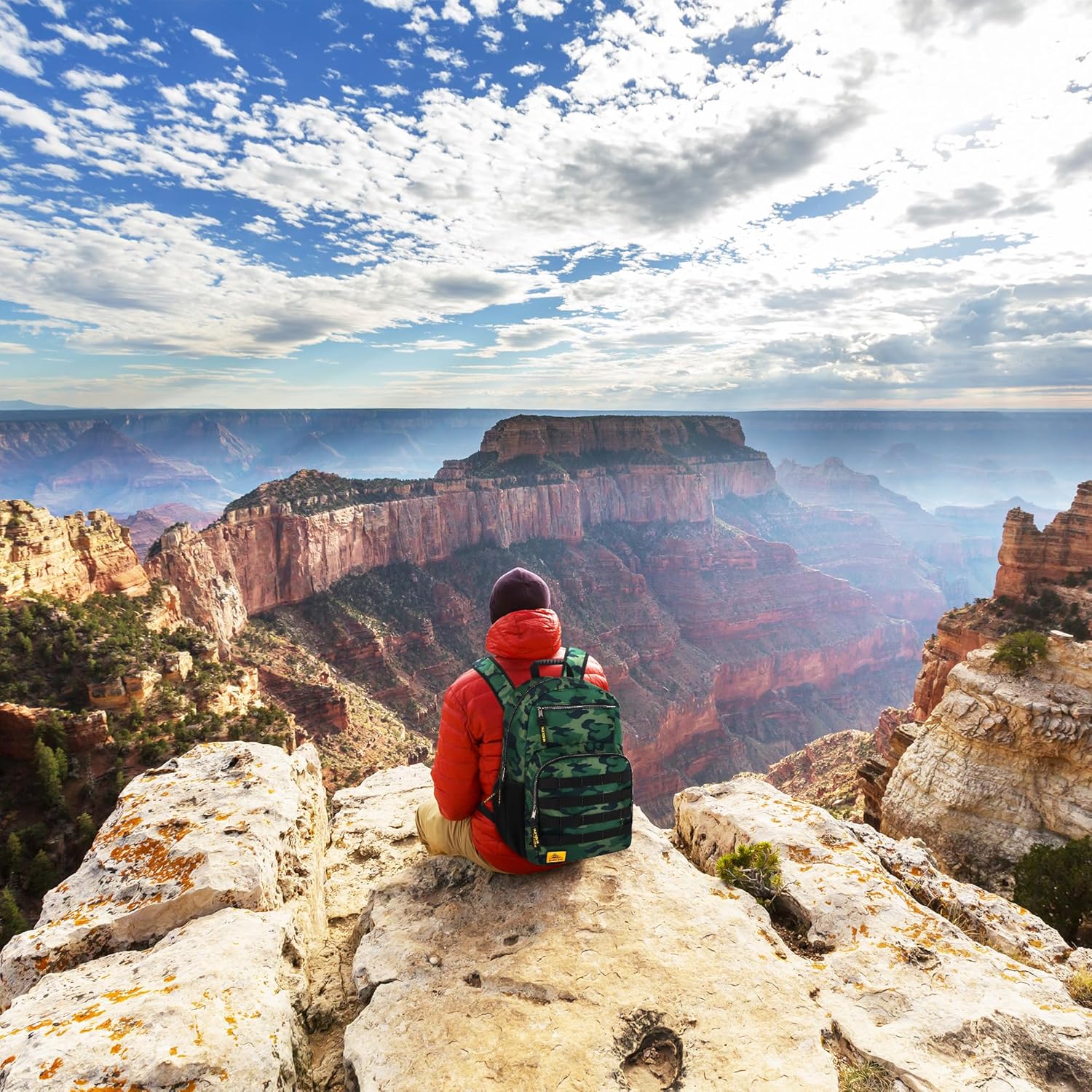 Kelty Laptop Backpack Bag 28 L Hiking Backpack for Men, Women, Work | 19 inch Multipocket Camo Travel Backpack