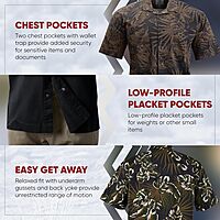 VERTX Dadeland CCW Mens Concealed Carry Shirt