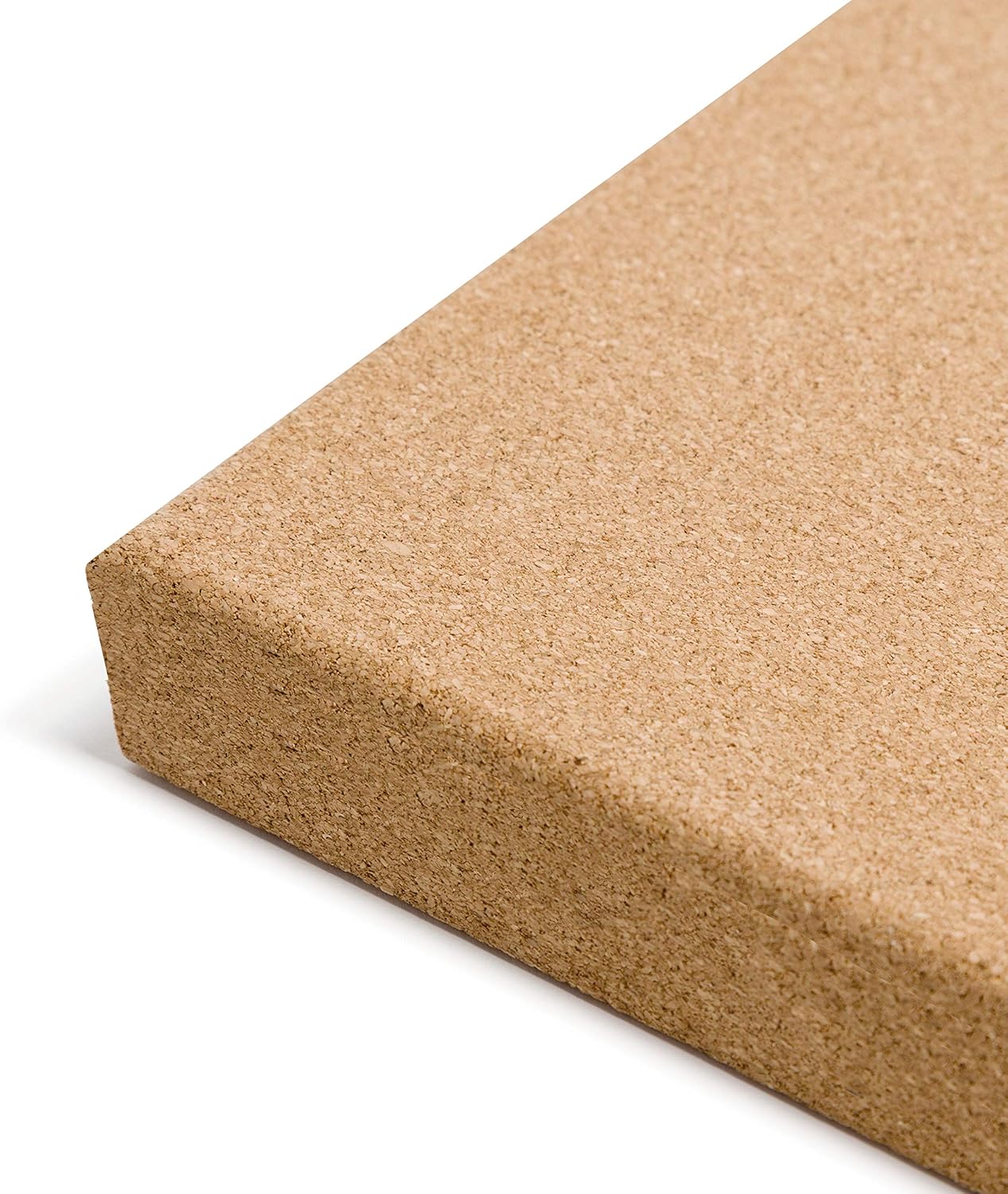 U BRANDS Cork Canvas Bulletin Board, Frameless