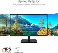 ASUS 23.8”1080P Monitor(VA24DQSB)-Full HD,IPS,75Hz,Speakers Adaptive-Sync Low Blue Light Flicker Free VESA Mountable