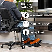 MIND READER Adjustable Ergonomic Foot Rest