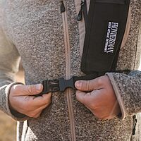 SABRE Frontiersman Bear Spray Holster, Nylon 3-in-1 Chest/Belt/Waist, Fits 7.9 & 9.2 oz