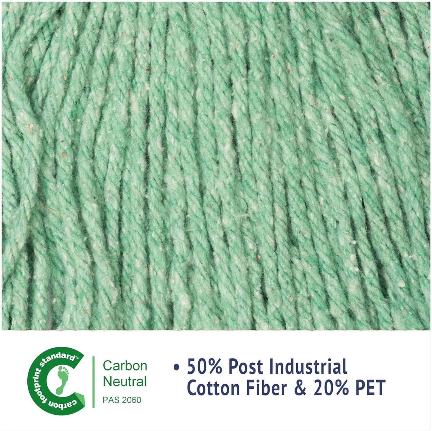 Boardwalk Super Loop Wet Mop Head, Medium, Green