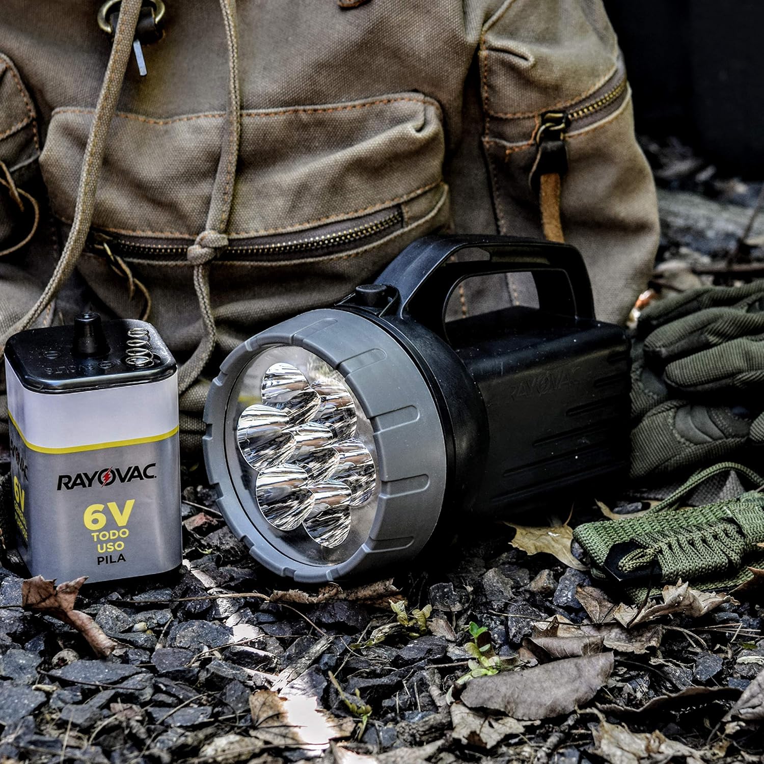 RAYOVAC Floating LED Lantern Flashlight, 6V Battery Included, Superb Battery Life, Floats for Easy Water Recovery