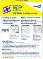 CloroxPro S.O.S Steel Wool Soap Pads, 15 Ct., Pack of 12 (Pack May Vary)