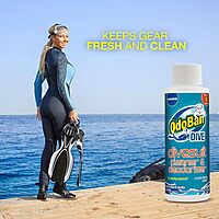 OdoBan Dive No-Rinse Wetsuit Cleaner Concentrate, Fresh Scent, 4 Oz