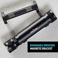 Nite Ize Radiant Rechargeable Utility Light - Magnetic & Rechargeable Flashlight - Bright Lighting Perfect for Outdoor & Job Site Work - Black