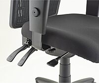 Lorell ErgoMesh High-Back Executive Office Chair - Adjustable Seat & Back Angles, Customizable Arm Height & Width, Breathable Mesh Design, Ergonomic Support, 5-Year Limited Warranty Black