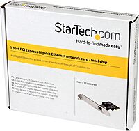 StarTech.com PCIe Gigabit Ethernet Network Card - Intel Chipset