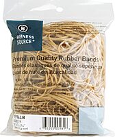 Sparco Premium Quality Rubber Bands - Size: #19 - 3.50in Length x 60 mil Width - 30 mil Thickness - Sustainable - 425 / Box - Natural