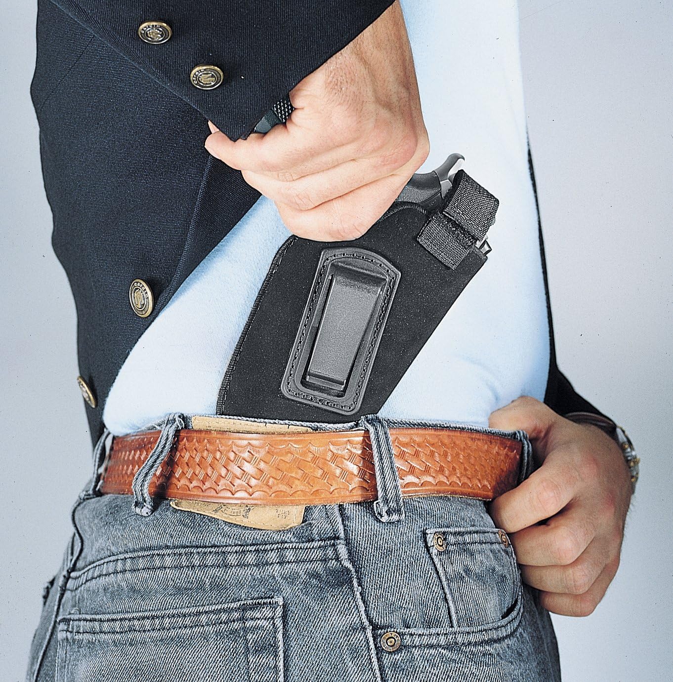 Uncle Mike's Off-Duty and Concealment Inside-the-Pant (ITP) Holster with Retention Strap