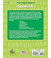 Complete Book of Spanish Workbook for Kids, Grades 1-3 Spanish Learning, Basic Spanish Vocabulary, Alphabet, Numbers, Colors