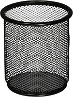Lorell LLR84149 Mesh Wire Pencil Cup Holder, Black