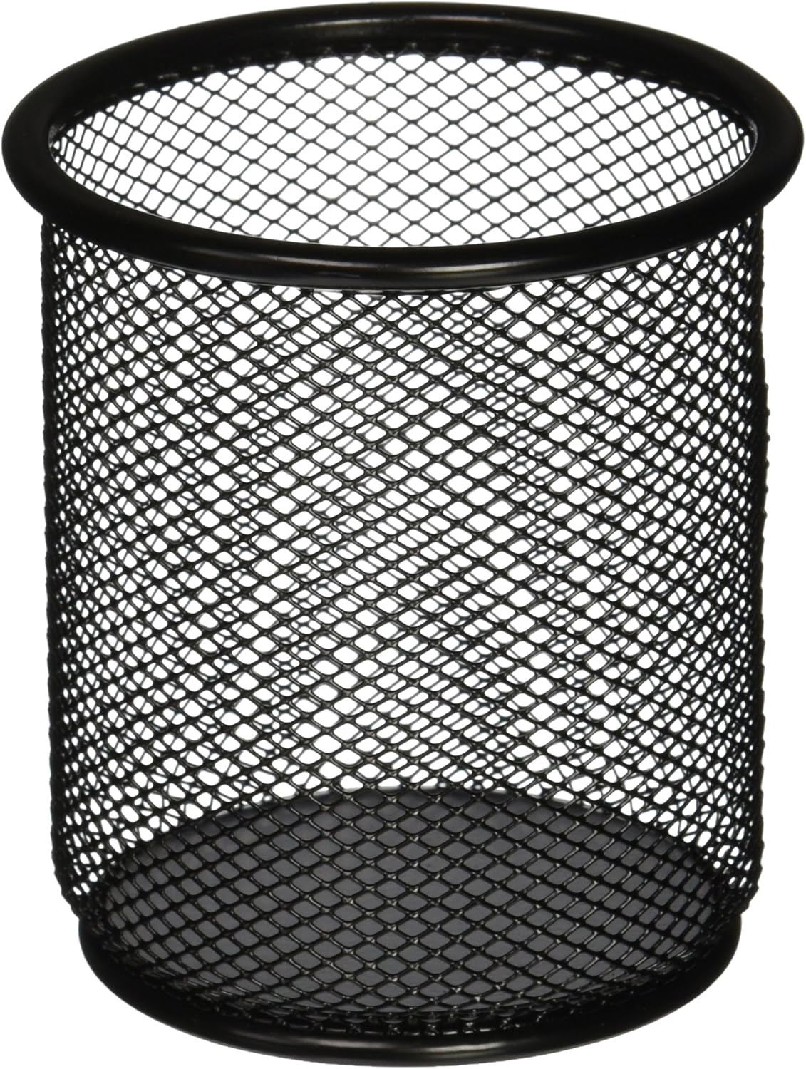 Lorell LLR84149 Mesh Wire Pencil Cup Holder, Black
