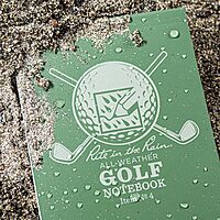 Rite in the Rain All-Weather Golf Notebook, 3.5" x 6", Green Field Flex (No. 4)