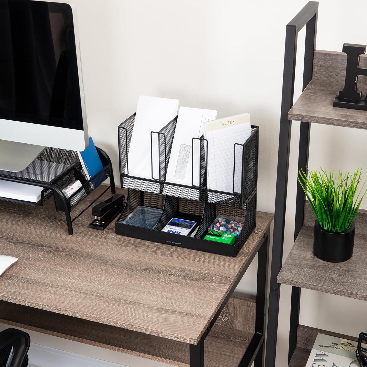 MIND READER Countertop Coffee and Condiment Organizer