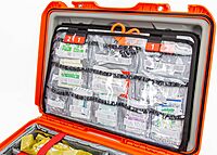 Nanuk 940 EMS Emergency Medical Service/First Aid Hardcase with Lid Organizer and Divider System (Orange) 940 EMS Orange