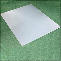 FLOORTEX Polypropylene Rectangular Chair Mat for Low-Pile Carpets