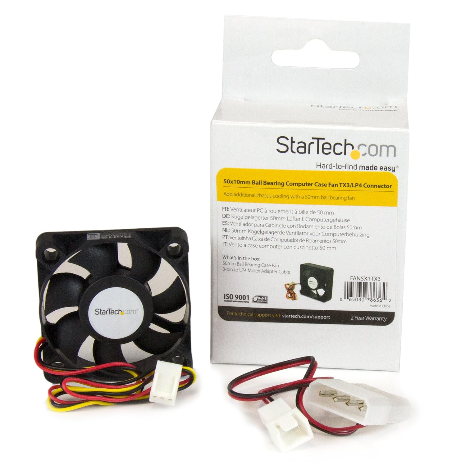 StarTech.com Ball Bearing Computer Case Fan