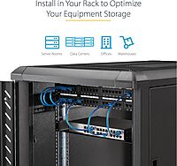 StarTech.com Universal Server Rack Shelf - Fixed Cantilever Tray for 19in Racks