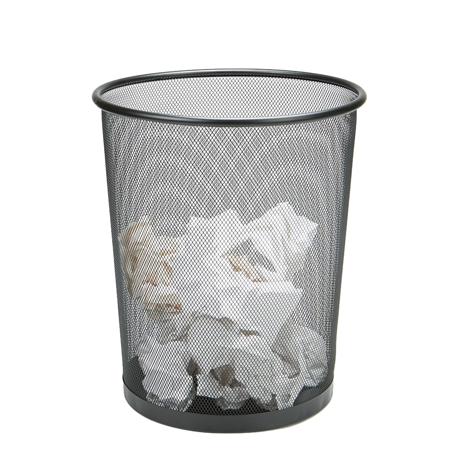 MIND READER Mesh Trash Can, Metal Mesh Waste Basket