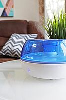 Crane Personal Ultrasonic Cool Mist Travel Humidifier and Vaporizer for Congestion Relief, 360° Adjustable Nozzle