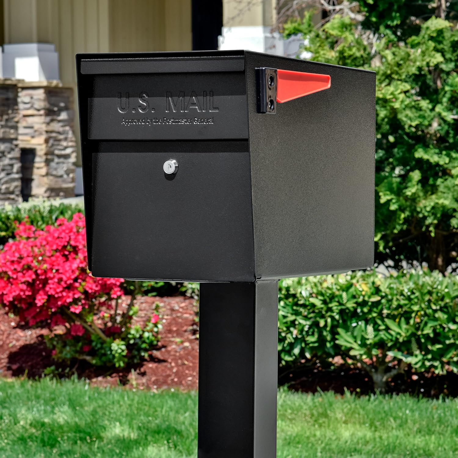 Mail Boss In-Ground Steel Mounting Post