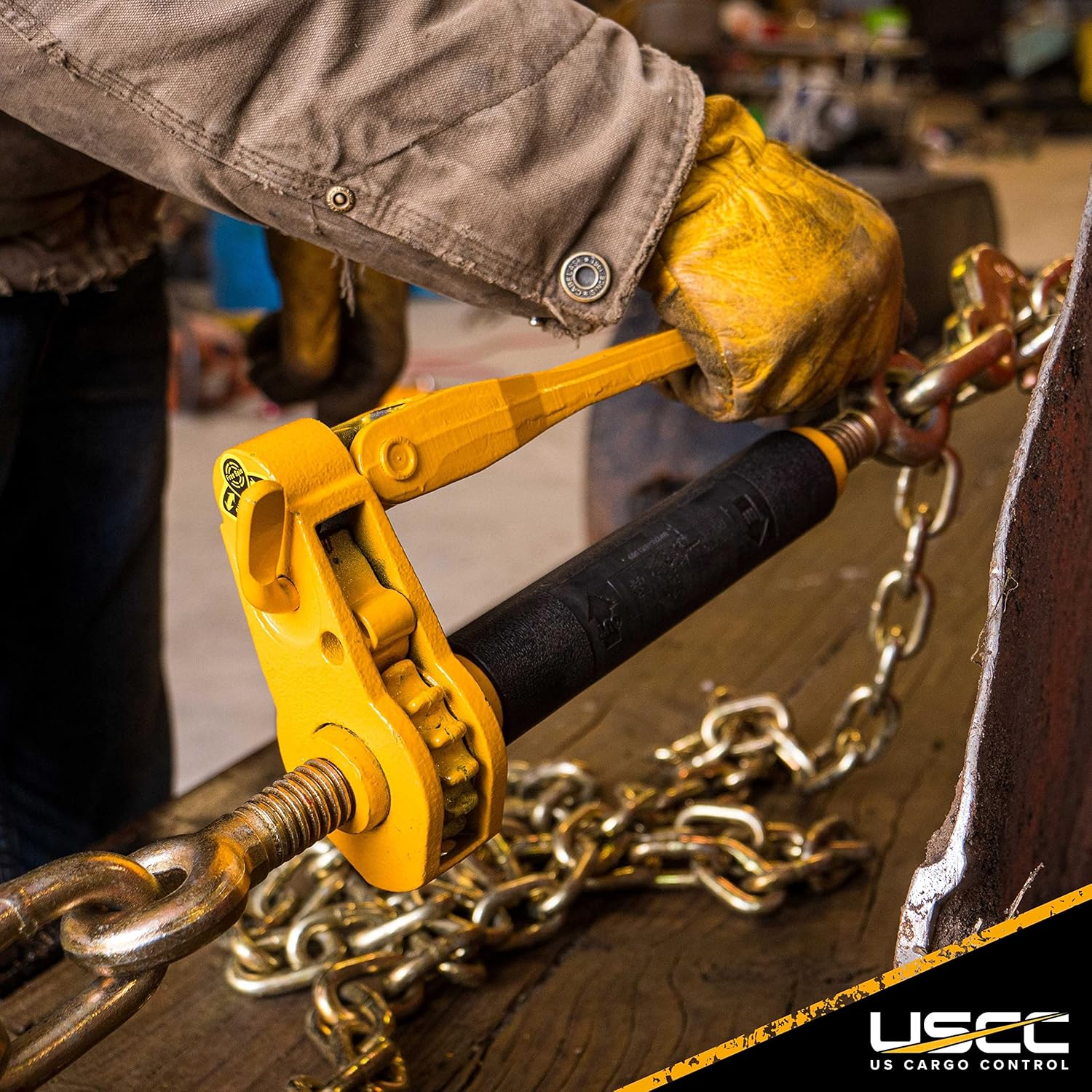 US Cargo Control Peerless QuikBinder Plus Ratchet Load Binder for 5/16 Inch - 3/8 Inch Grade 70 or 80 Chain - 7