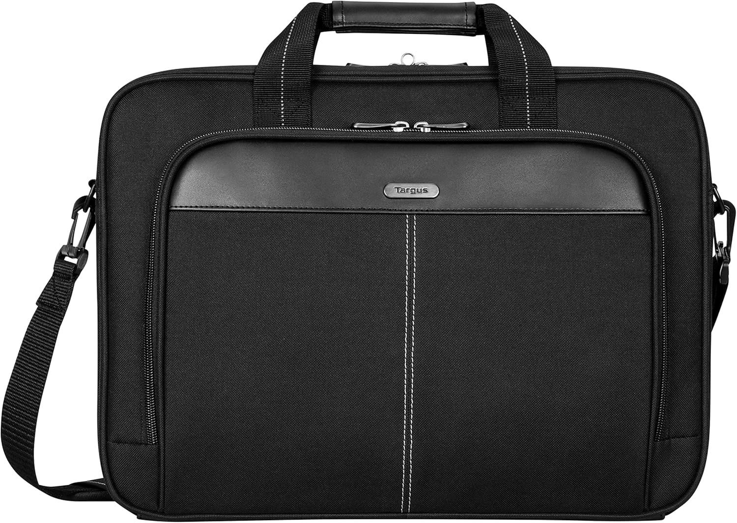 Targus unisex-adult Slim Briefcase With Crossbody Shoulder Bag 16 inch Black